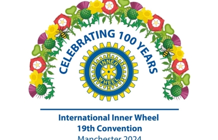 Geburtstags Flyer für 100 Jahre Inner Wheel
zusammengestellt von unserer Präsidentin Bea Golob
